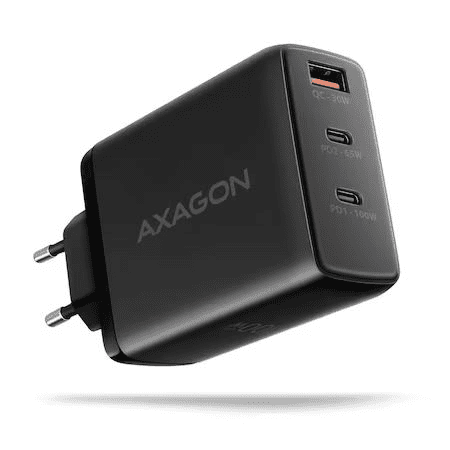 AXAGON ACU-DPQ100 hálózati töltő fekete (ACU-DPQ100)