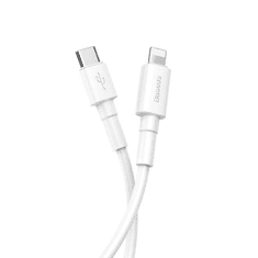 BASEUS Type-C - Lightning Mini White Cable PD 18W 1m White (CATLSW-02) (CATLSW-02)