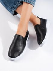 Amiatex Női félcipő 108908 + Nőin zokni Gatta Calzino Strech, fekete, 38