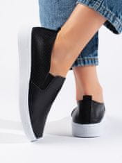 Amiatex Női félcipő 108908 + Nőin zokni Gatta Calzino Strech, fekete, 38