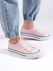 Amiatex Női tornacipő 108914 + Nőin zokni Gatta Calzino Strech, rózsaszín árnyalat, 38