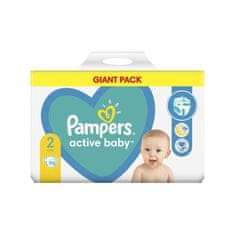 Pampers Active Baby eldobható pelenkák 2 (4-8 kg) 96 db