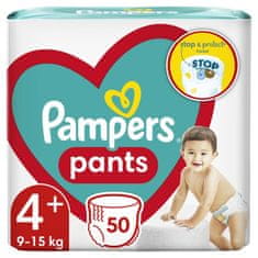 Pampers Active Baby-Dry Pants eldobható pelenkázónadrág 4+ (9-15 kg) 50 db - JUMBO PACK