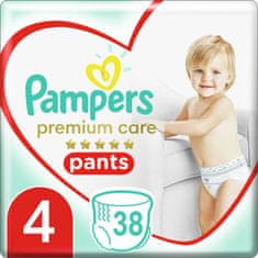 Pampers Premium Care Pants Eldobható pelenkázó nadrág 4 (9-15 kg) 38 db