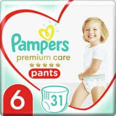 Pampers Premium Care Pants eldobható pelenkázónadrág 6 (16 kg+) 31 db