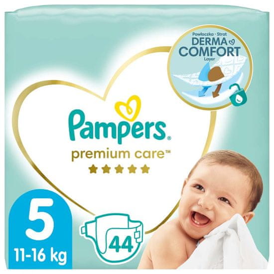 Pampers Premium Care eldobható pelenkák 5 (11-16 kg) 44 db