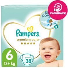 Pampers Premium Care Egyszer használatos pelenkák 6 (13 kg+) 38 db