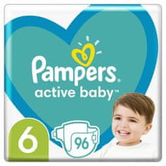 Pampers Active Baby eldobható pelenkák 6 (13-18 kg) 96 db - MEGA PACK