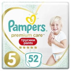 Pampers Premium Care Pants eldobható pelenkázónadrág 5 (12-17 kg) 52 db