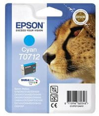 Epson tintapatron/ T0712/ egycsomagos DURABrite Ultra tinta/ ciánkék