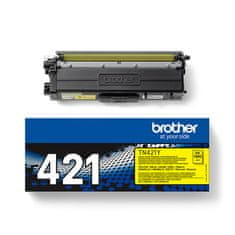 BROTHER TN-421Y, toner sárga, 1 800 oldal/perc