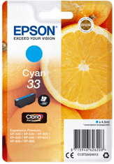 Epson egycsomagos Cyan 33 Claria Premium tinta