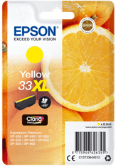 Epson sárga 33XL Claria Premium tinta egy csomagban