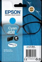 Epson tintapatron egy csomagban 408L DURABrite Ultra Ink/ C4810DTWF/ ciánkék