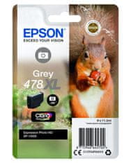 Epson egycsomagos szürke 478XL Claria Photo HD tinta