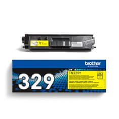 BROTHER TN-329Y, sárga toner, 6,000 oldal/oldal