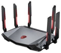 MSI Gaming Router RadiX AXE6600 WiFi 6E Tri-Band (2.4GHz, 5GHz, 6GHz)/RGB