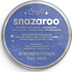 Snazaroo arcfesték szikrázó kék (Sparkle Blue) 18ml