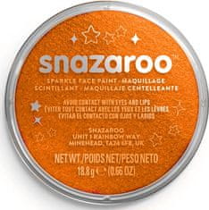 Snazaroo arcfesték Sparkly Orange (Szikrázó narancs) 18ml