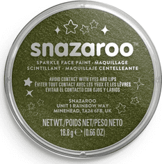 Snazaroo arcfesték Sparkly Green (Szikrázó zöld) 18ml