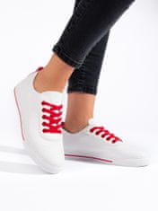 Amiatex Női tornacipő 108974 + Nőin zokni Gatta Calzino Strech, fehér, 38