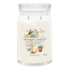 Yankee Candle Svíčka ve skleněné dóze , Sladký vanilkový nápoj horchata, 567 g