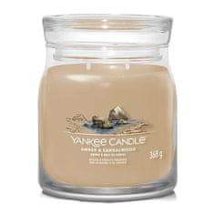 Yankee Candle Svíčka ve skleněné dóze , Ambra a santalové dřevo, 368 g