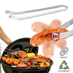 Netscroll Grillfogó, hús és zöldség forgató eszköz grillhez, 360 fokban forgatható belső rész, kiváló minőségű rozsdamentes acél, ergonomikus fogantyú, könnyű tisztítás, FlipBBQ