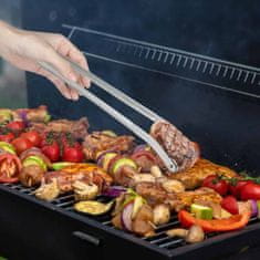 Netscroll Grillfogó, hús és zöldség forgató eszköz grillhez, 360 fokban forgatható belső rész, kiváló minőségű rozsdamentes acél, ergonomikus fogantyú, könnyű tisztítás, FlipBBQ