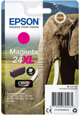 Epson Magenta 24XL Claria Photo HD tinta egy csomagban C13T24334012