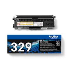 BROTHER TN-329BK, toner fekete, 6000 oldal/perc