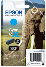 Epson egycsomagos cián 24XL Claria Photo HD tinta