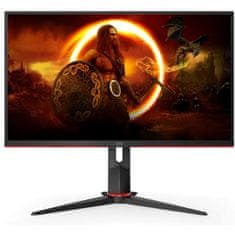 AOC 24G2SPU/BK Monitor 23.8inch 1920x1080 IPS 165Hz 4ms Fekete-Piros