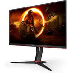 AOC 24G2SPU/BK Monitor 23.8inch 1920x1080 IPS 165Hz 4ms Fekete-Piros