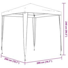 Vidaxl kék rendezvénysátor 2 x 2 m 48501