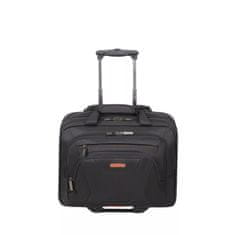 Samsonite 33G-039-006 At Work Rolling Tote 15.6inch Fekete-narancssárga Laptop Görgős táska