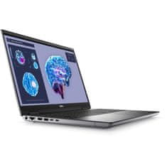 DELL Precision 7680 N009P7680EMEA_VP Laptop 16" 1920x1200 TN Intel Core i9 13950HX 1024GB SSD 32GB DDR5 NVIDIA GeForce RTX 3500 Windows 11 Pro Szürke