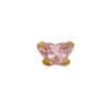 PRIM Inverness 896-10 Pink Butterfly Earrings 