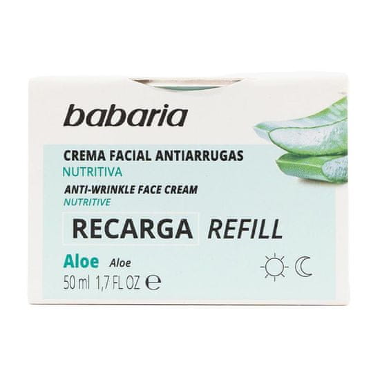 Babaria Babaria Aloe Vera Crema Facial Anti-Arrugas Nutritiva Vegano Relleno 50ml