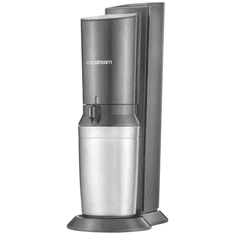 SodaStream Szódakészítő Crystal 3.0 nemesacél, fekete (7290116742380)