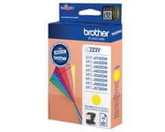 BROTHER LC-223Y (sárga tinta,600 ppm @ 5% huzat)