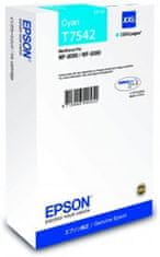 Epson tintapatron/ C13T754240/ WF-8090/ 8590/ 7,000 oldal/ XXL ciánkék