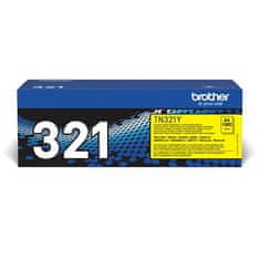 BROTHER TN-321Y, sárga toner, 1,500 oldal/oldal