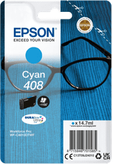 Epson tintapatron egy csomagban 408 DURABrite Ultra Ink/ C4810DTWF/ ciánkék