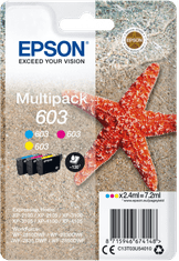 Epson tintapatron/ C13T03U54010/ 603/ több csomagban/ 3 színben