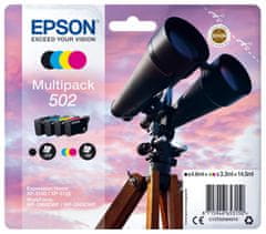 Epson tintapatron/ C13T02V64010/ multipack/ 502/ Expression Home XP-5100/ 4 színben