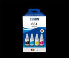 Epson tintapatron 664/ T6646464A/ EcoTank/ L120/ L310/ L305x/ L3060/ L3070/ L1300/ 4 színű multipack