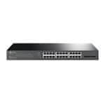 TP-LINK switch 28 portos, 24x 10/100/1000Mbps RJ45 PoE+ 802.3at/af, 4× Gbit SFP slot, 250W