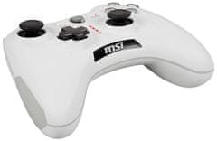 MSI gamepad FORCE GC20 V2 FEHÉR/ vezetékes/ OTG/ USB/ PC, PS3, Android számára