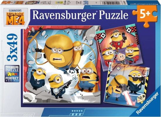 Ravensburger Puzzle I, a gonosztevő 4, 3x49 db